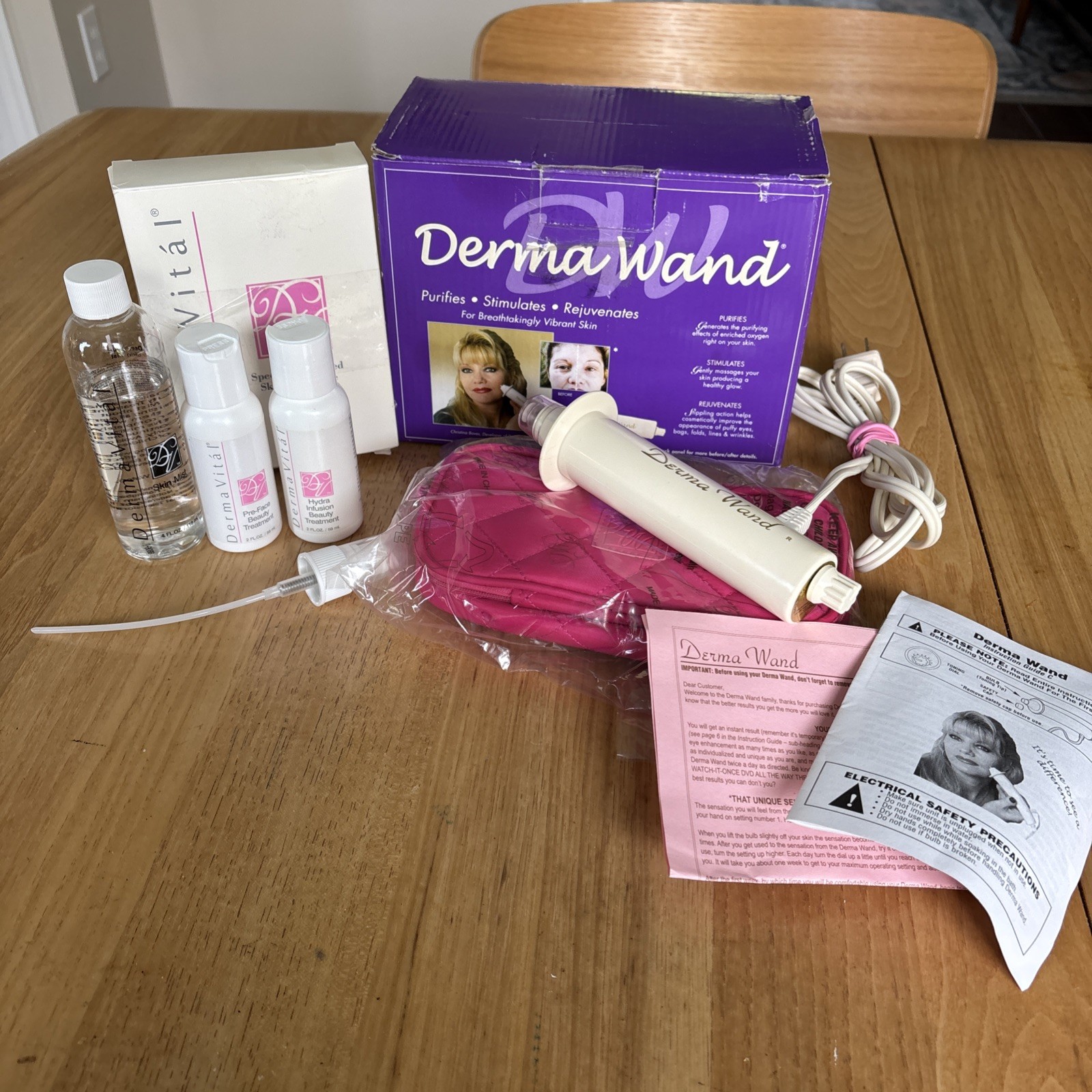 2005 Derma Wand Non-Surgical Anti-Aging Derma Vital Brand Skincare Tool