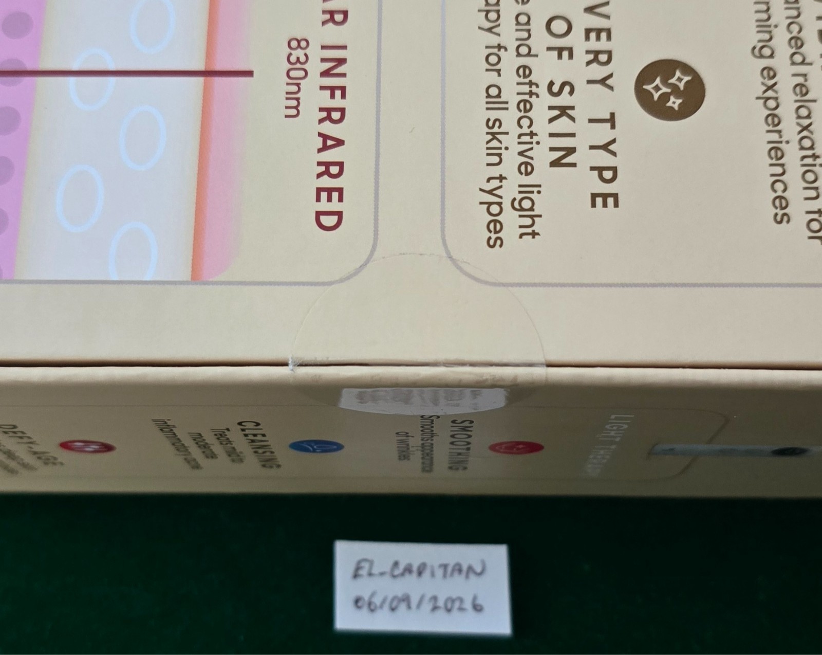 Sharper Image Revel Red Light Therapy Face Mask (New and Sealed)