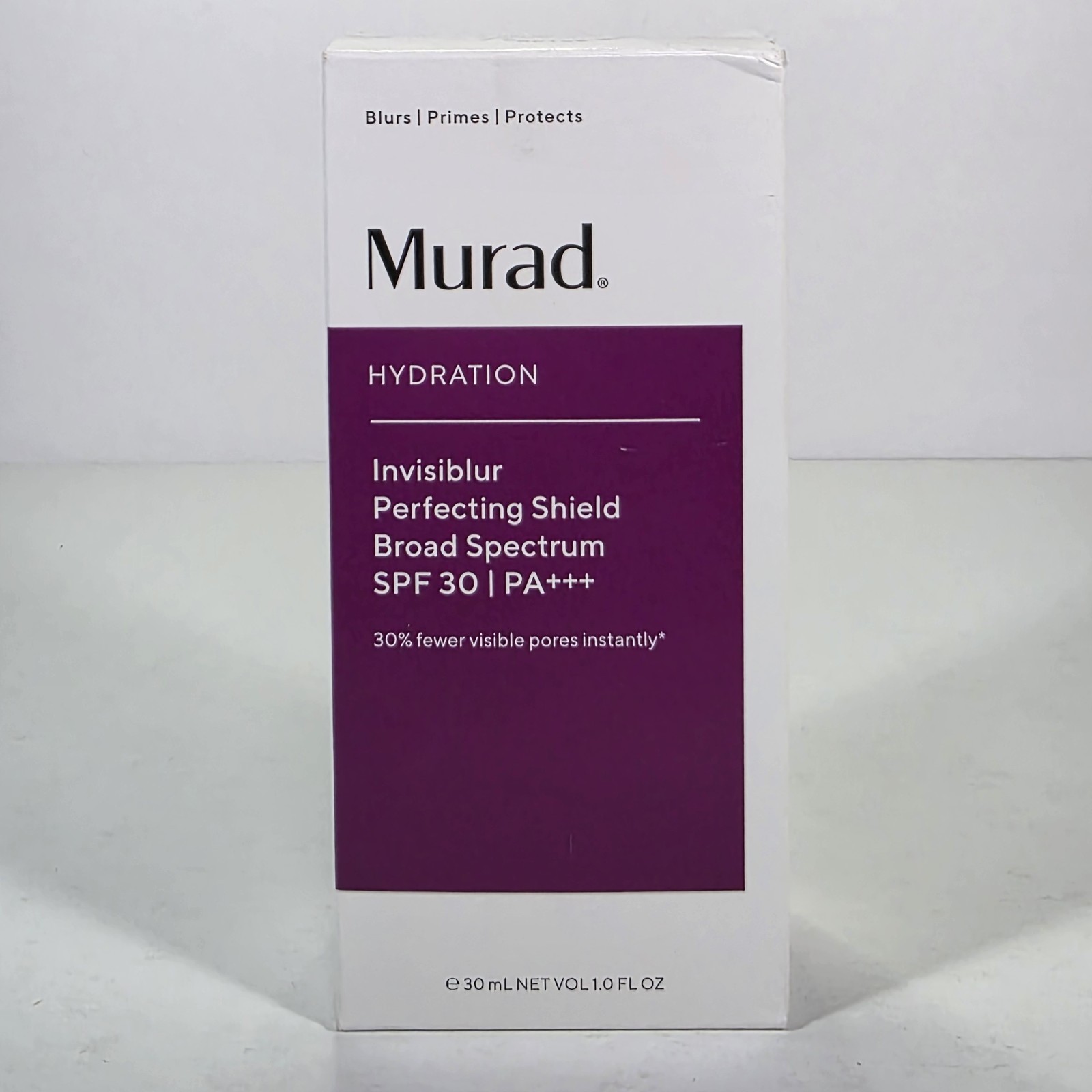 Murad Hydration Invisiblur Perfecting Shield SPF 30 Pores Wrinkles 1oz 10/2026