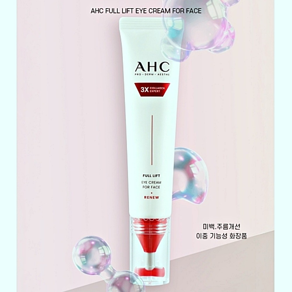 40ml + 40ml + 12m AHC Premier Ampoule In Eye Cream Core Lifting 6Types Collagen