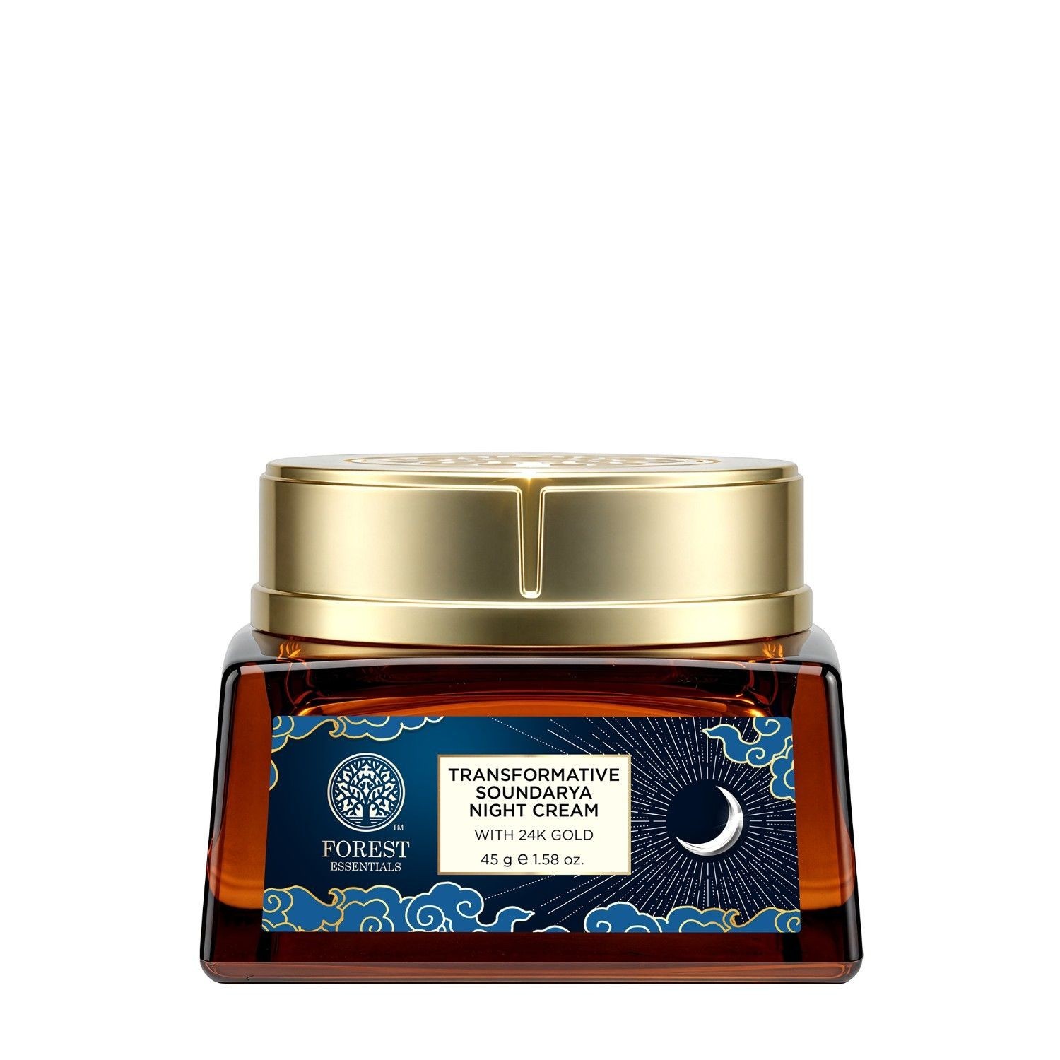 Forest Essentials Transformative Soundarya Night Cream With 24K Gold – (45g)
