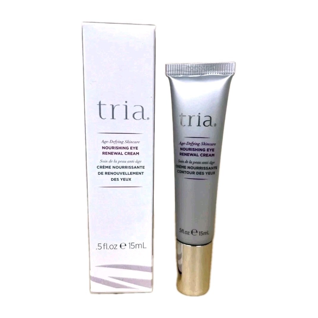 TRIA Age-Defying Skincare NOURISHING EYE RENEWAL CREAM .5fl.oz 15mL New With Box