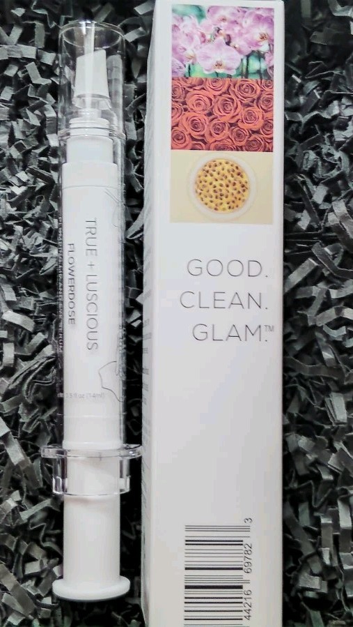 True + Luscious Flowerdose Hydrating 2-in-1 Lip Plumping and Eye Serum BNIB