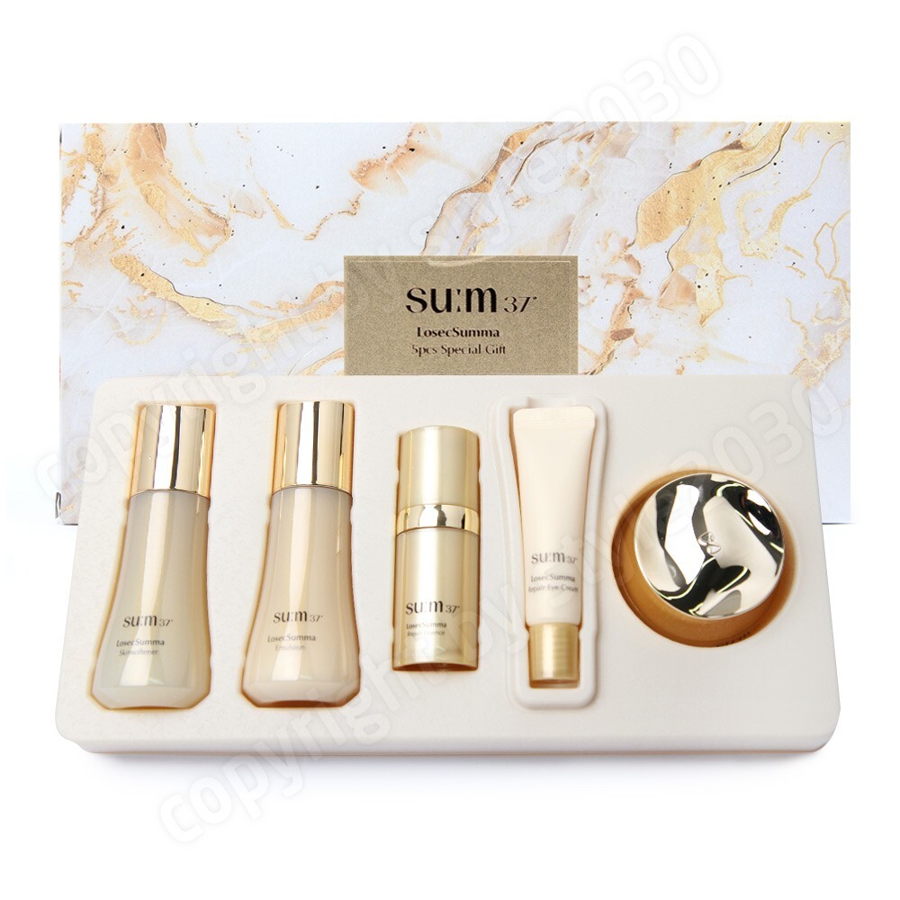 SU:M37˚ LosecSumma Special Gift Set 5 Items Anti Aging Wrinkle SUM37