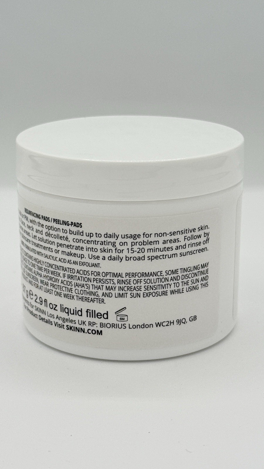 Skinn NON-NEGOTIABLES Multi-Acid Resurfacing Pads (60 PADS) 2.9 Oz