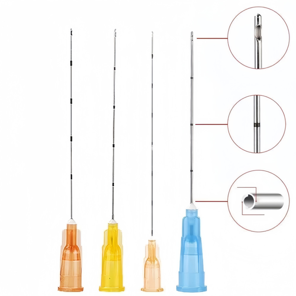 Professioanl Sterile Micro Cannula Featuring Good for Facial Skin Care Treatment