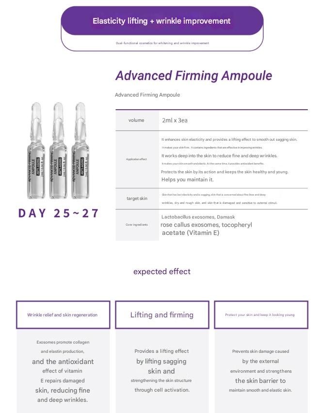 ECLAT DU TEINT Intensive 30 Days Solution Program 2ml x 30EA Nourishing Ampoule