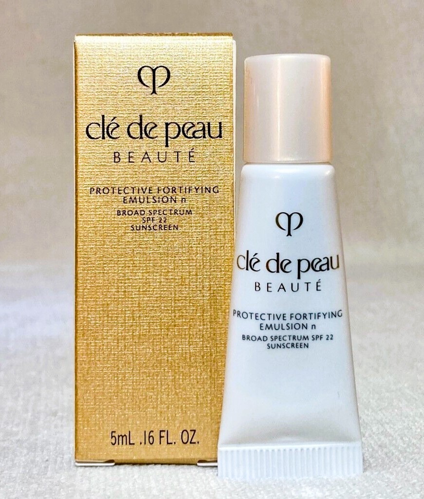 3X Cle De Peau Protective Fortifying Emulsion SPF 22 5ml 0.16oz/ea June 2026 NIB