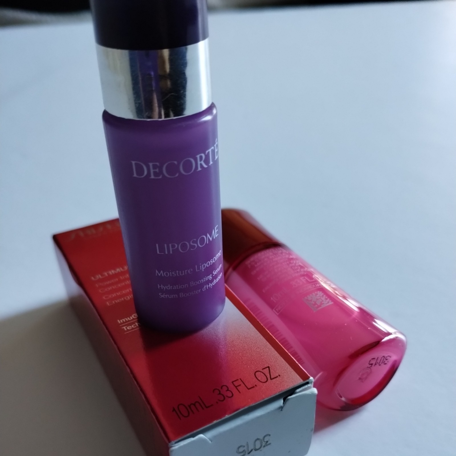 Shiseido Ultimune Power Infusing Serum, .33 oz + Decorte Liposome Serum .3 oz