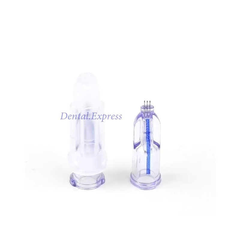 10Pcs Crystal Microneedles 34G 3Pin Needles Tip Anti Aging Eyes Neck Skin Care