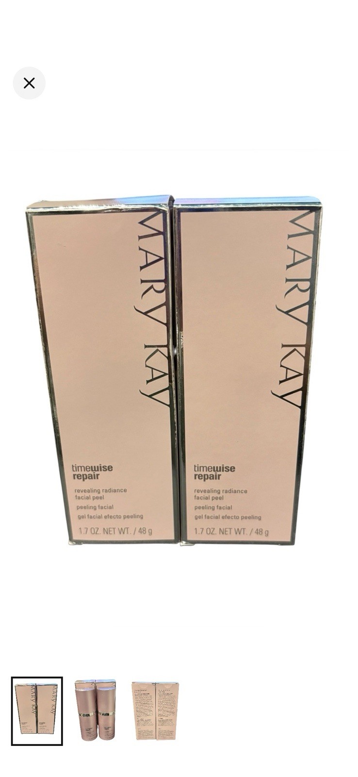 Mary Kay TimeWise Repair Revealing Radiance Facial Peel LOT OF 2 – 1.7 oz 088897