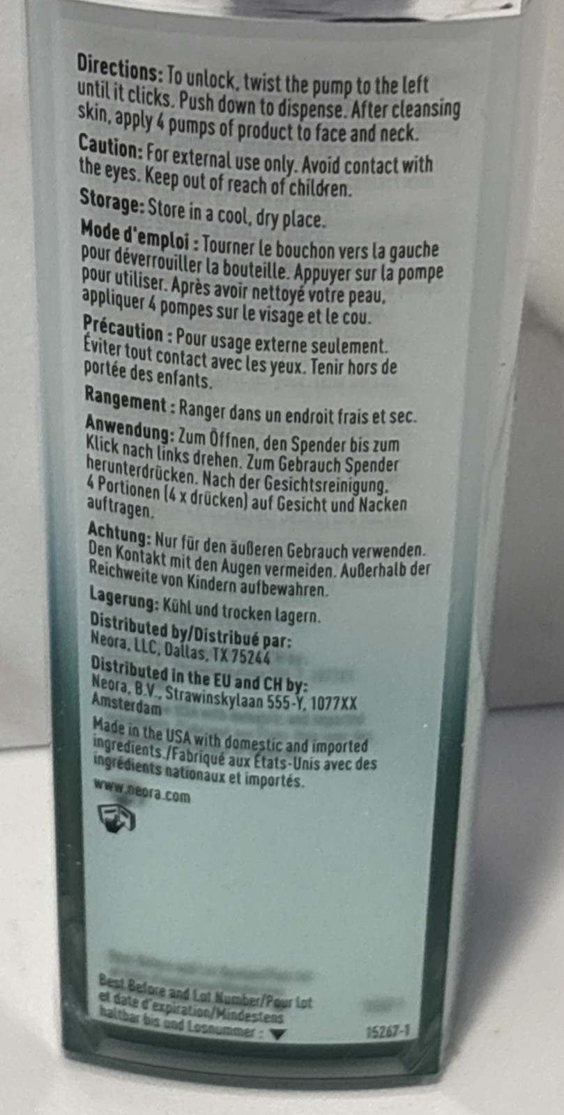 Neora AGE IQ Day Cream 1 oz NWOB