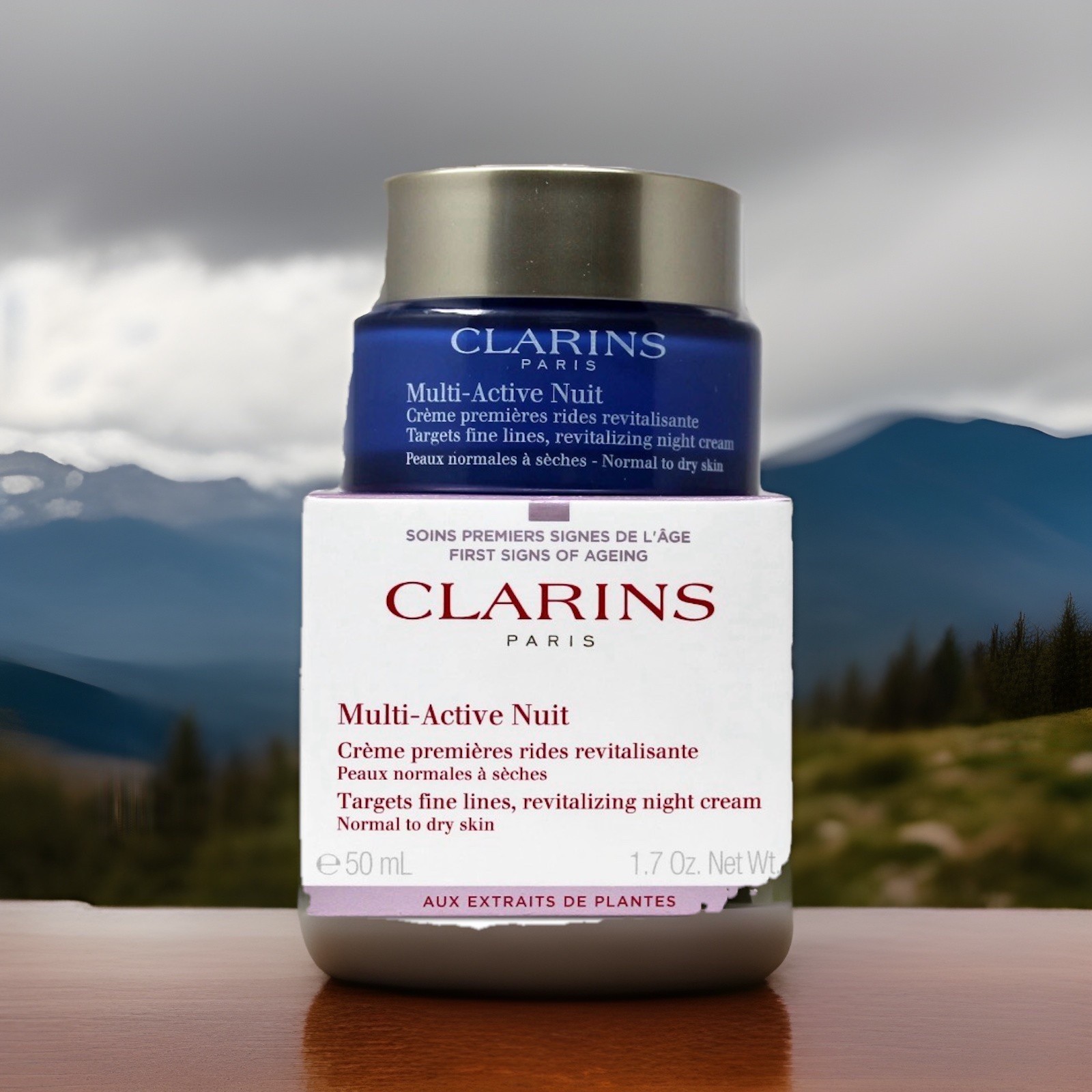 CLARINS MULTI-ACTIVE Revitalize Night Cream Normal /Combination SKIN 1.6 0z 322