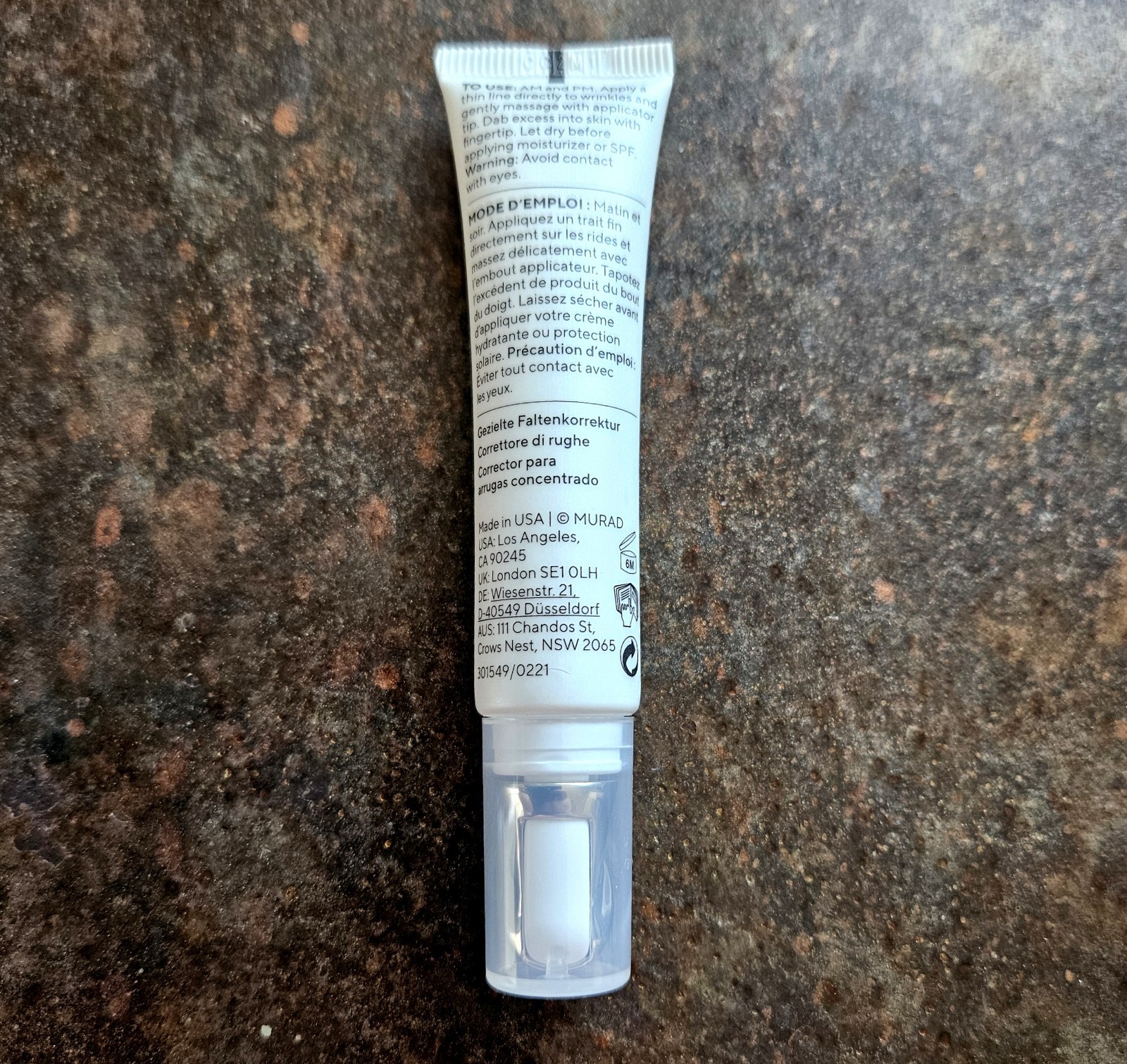 Murad Resurgence Targeted Wrinkle Corrector 0.5 oz NWOB! $85 MSRP