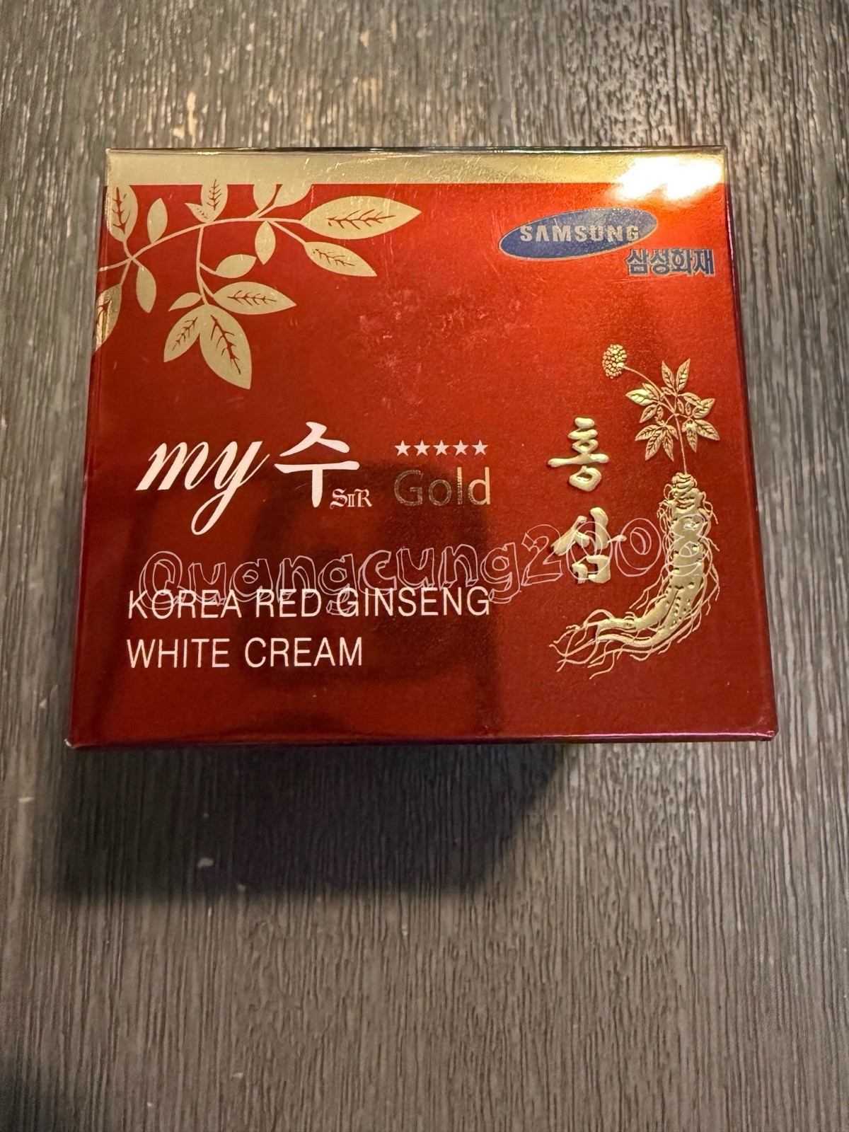 MY SU GOLD Korea Red Ginseng Aqua Wrinkle & Whitening Cream 50ml “MADE IN KOREA”