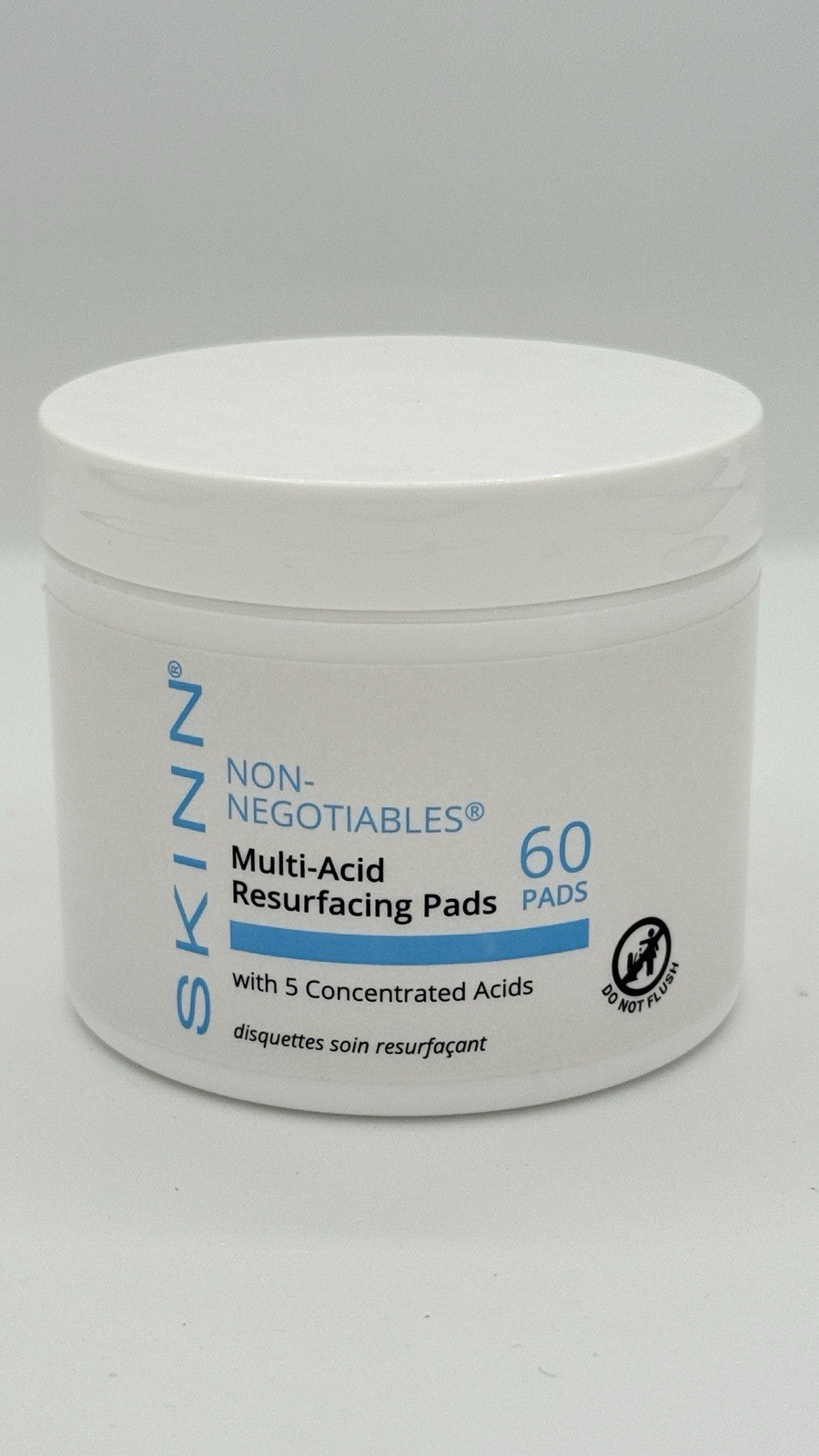 Skinn NON-NEGOTIABLES Multi-Acid Resurfacing Pads (60 PADS) 2.9 Oz