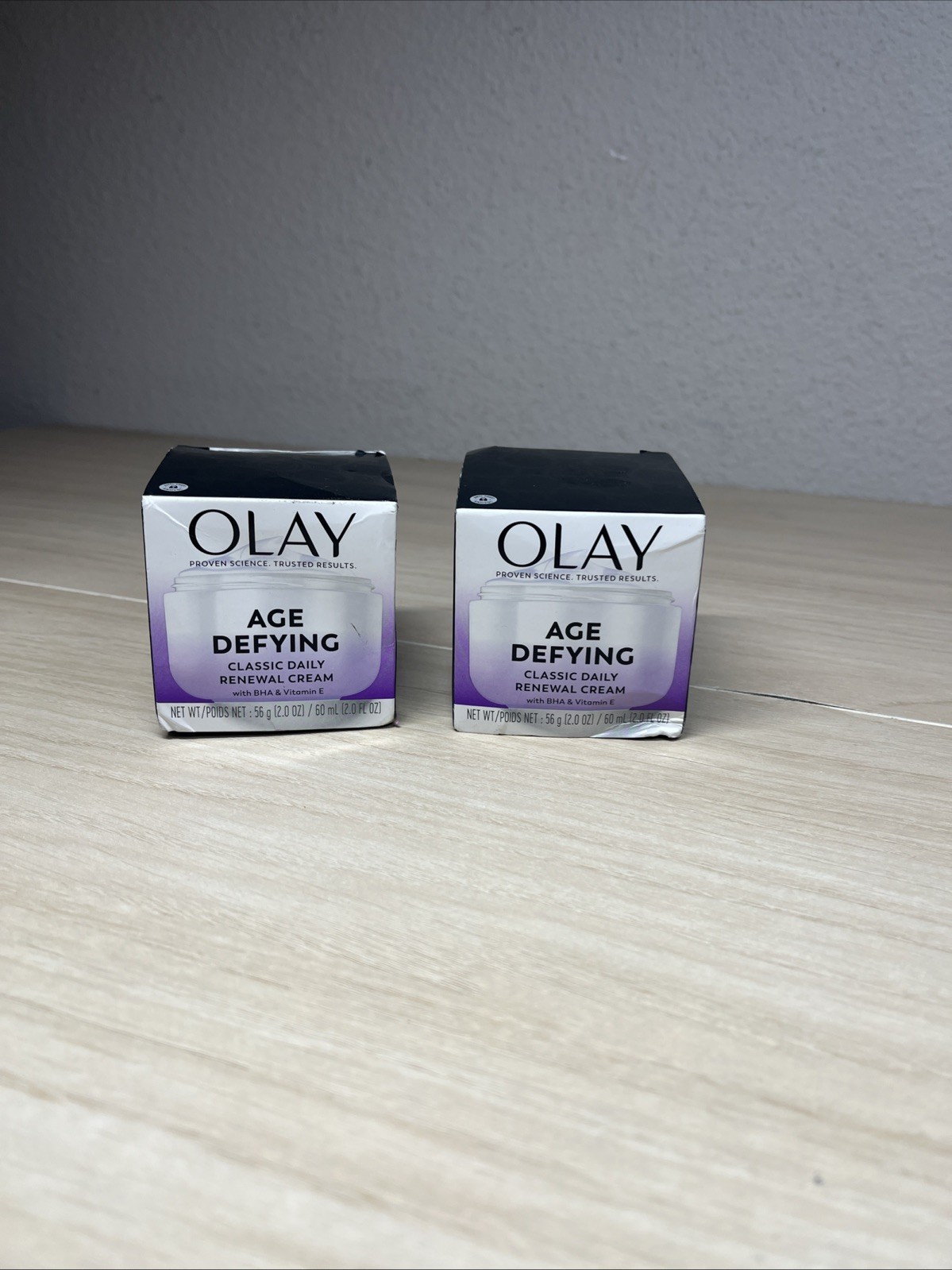 Lot Of 2 Olay Age Defying Daily Renewal Cream