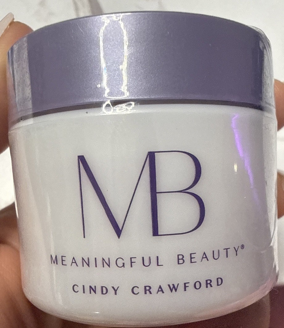 Meaningful Beauty Cindy Crawford: Anti-Aging Night Creme Cream 1.7 oz NEW SEALED