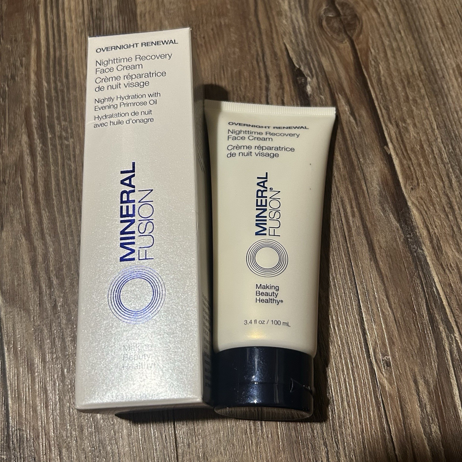 Mineral Fusion Overnight Renewal Nighttime Recovery Face Cream, 3.4 oz