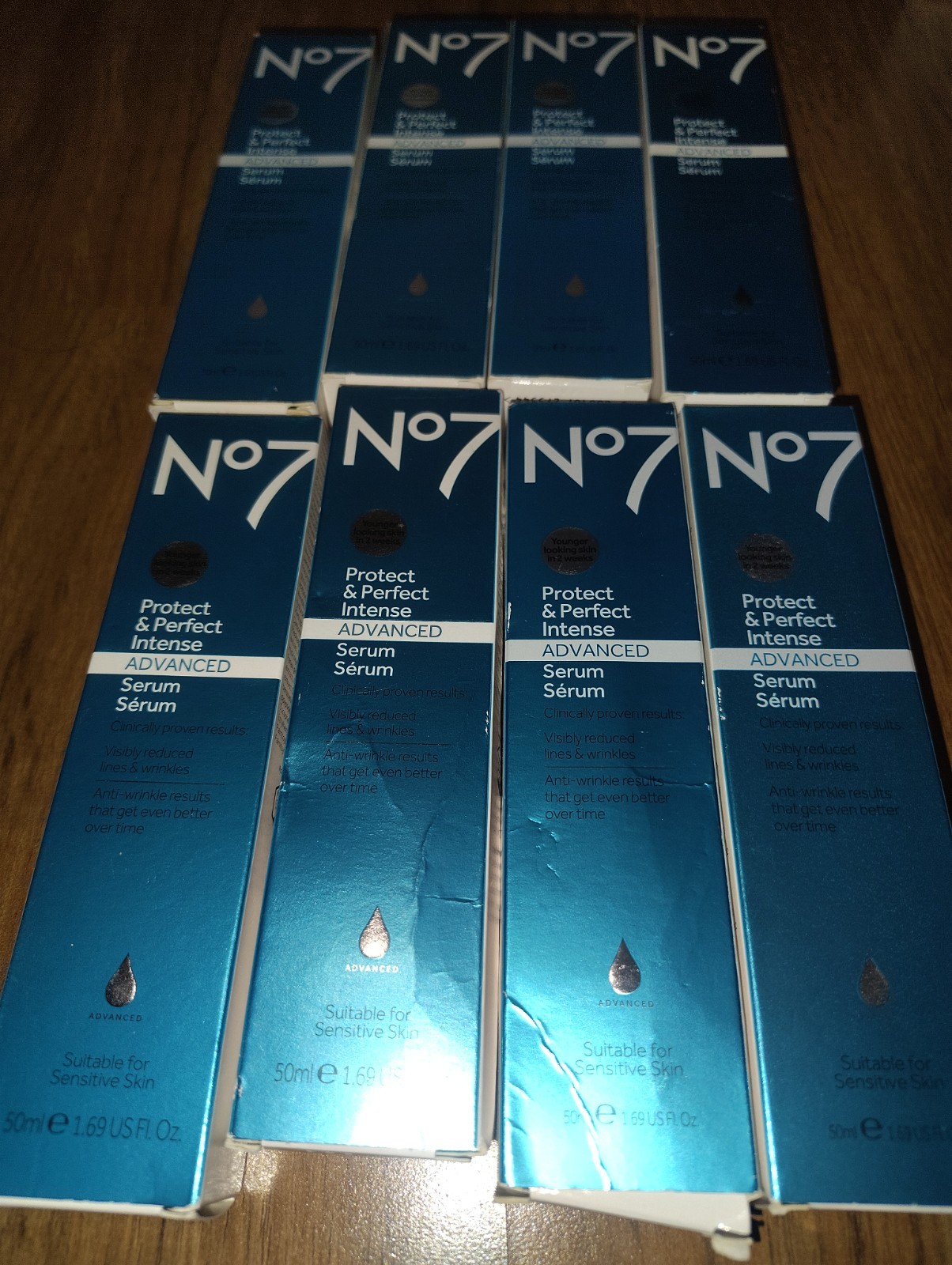 No7 Protect Advanced Serum (8) Bundle 1.69 oz