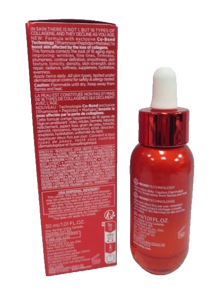 VICHY LIFTACTIV COLLAGEN SPECIALIST 16 SERUM 1.01 OZ BOXED EXP: 2028