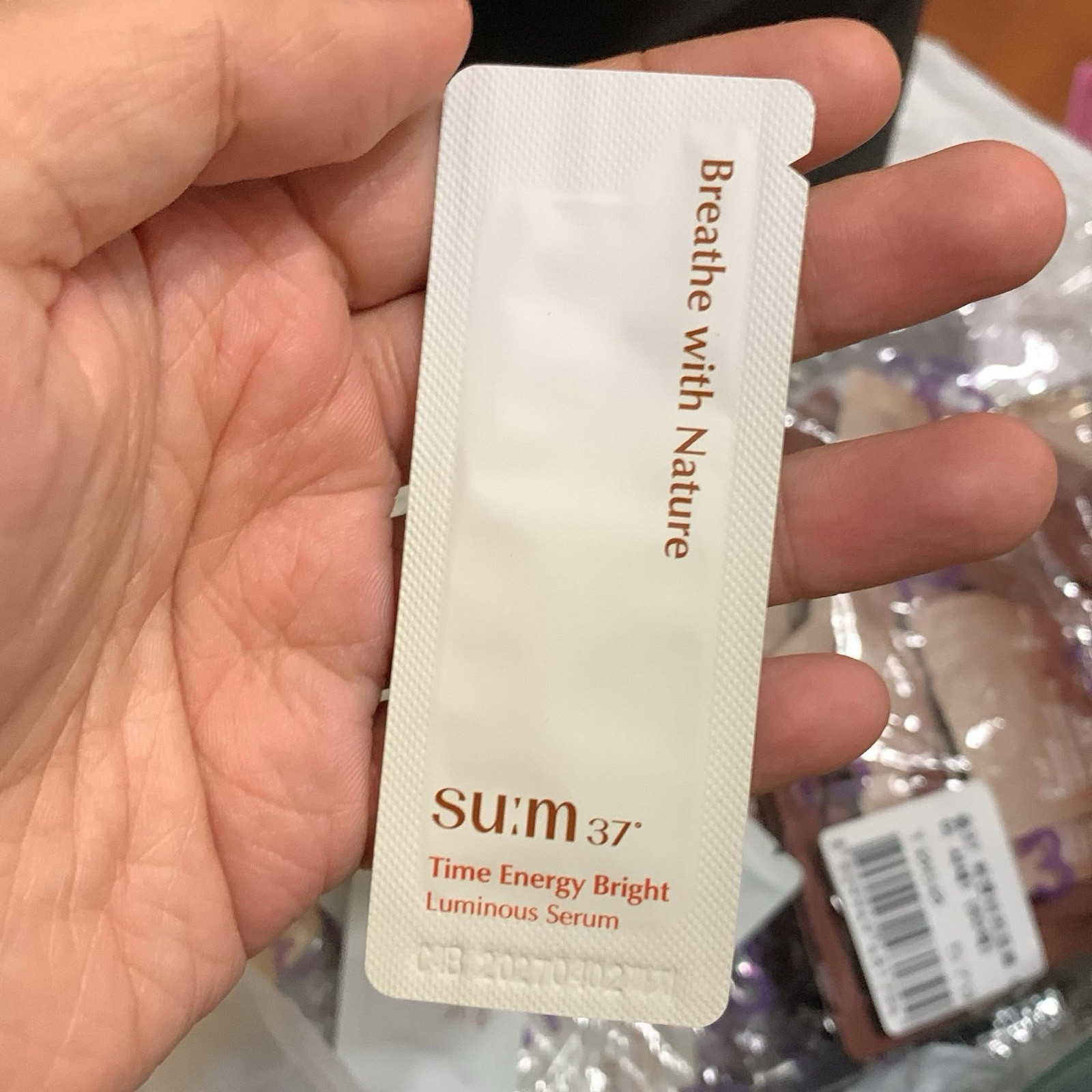 su:m37 Time Energy Bright Luminous Serum 1ml x 60pcs Moisturizing K-Beauty