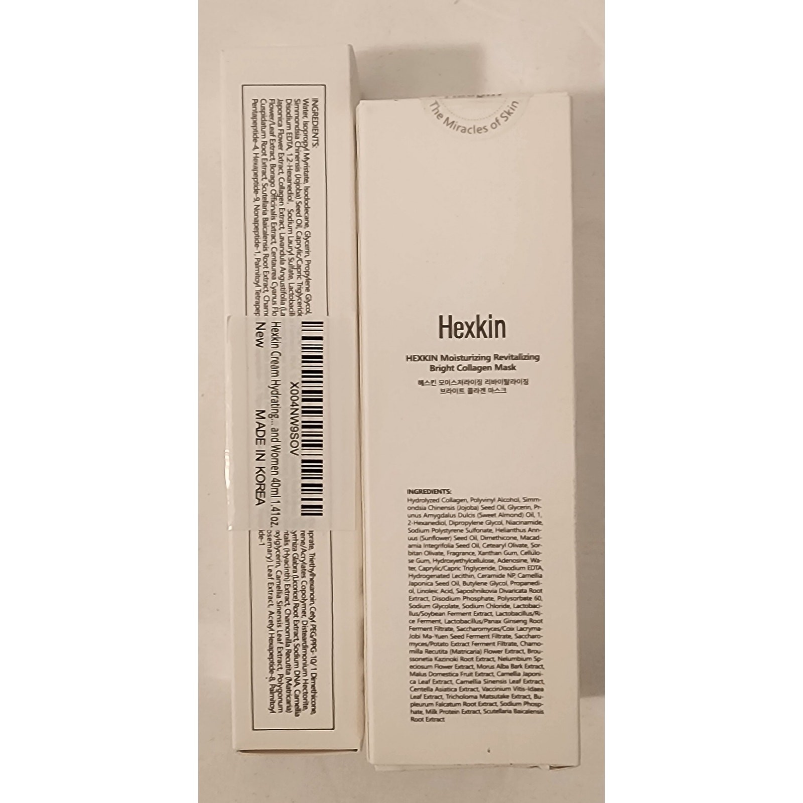 Hexkin 2‑Piece Skincare Set – Collagen Mask + Anti‑Wrinkle Cream – NEW