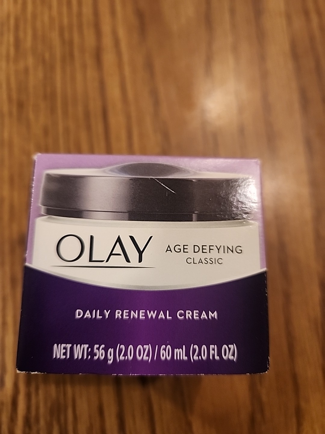 Olay Age Defying Classic Daily Renewal Cream, Face Moisturizer, 2.0 fl oz