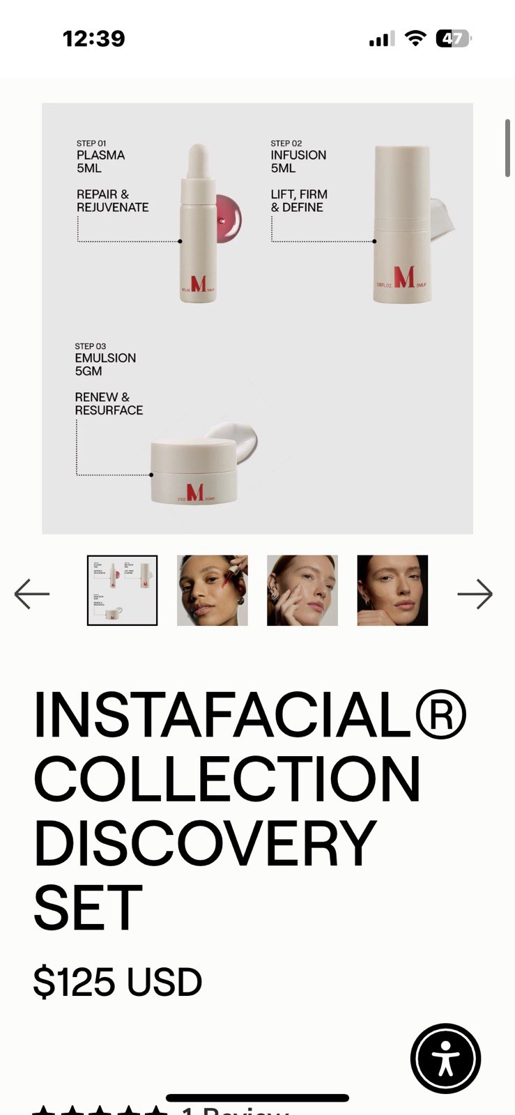 Dr. Diamond’s Metacine THE INSTAFACIAL®DISCOVERY TRIO. Plasma,infusion,emulsion