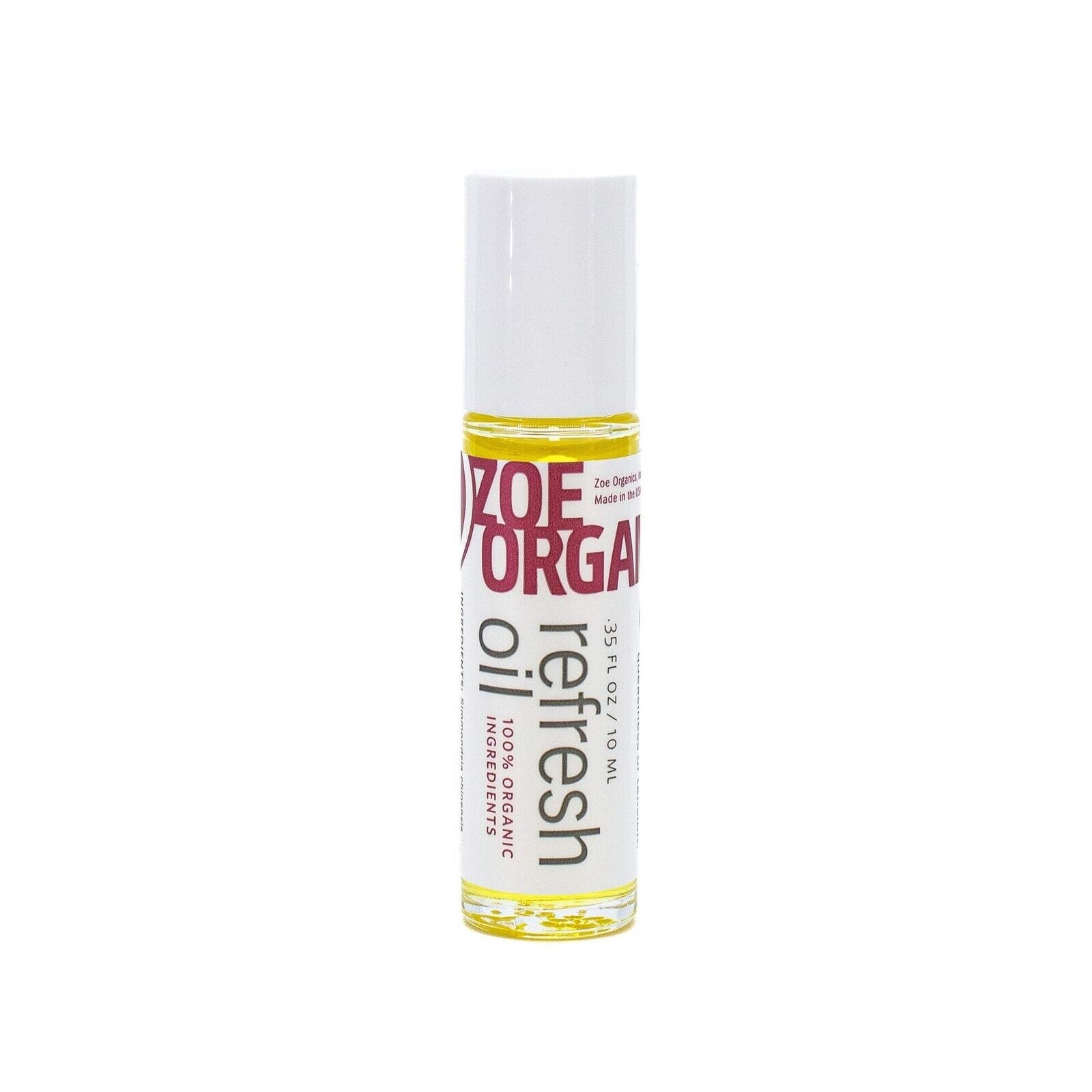 ZOE ORGANICS Refresh Oil roll on 0.35oz