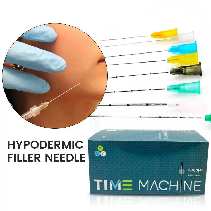 New 50Pcs Disposable Sterile Pins Micro Cannula with Blunt Tip for Acid Fillers