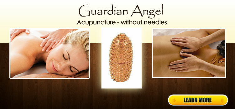 Guardian Angel Hand Accupressure Acupuncture Device 24k Gold Plate Healing