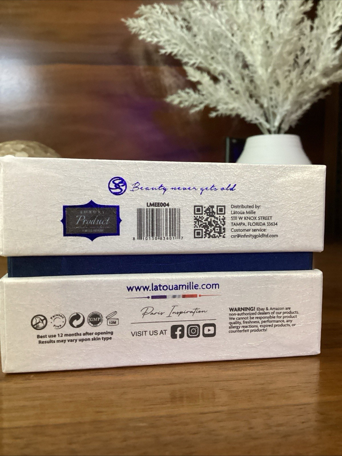 Látoüa Mille Eye Care Intensive Reacue 24H Dual Treatment 2 N 1~Brand New🔥