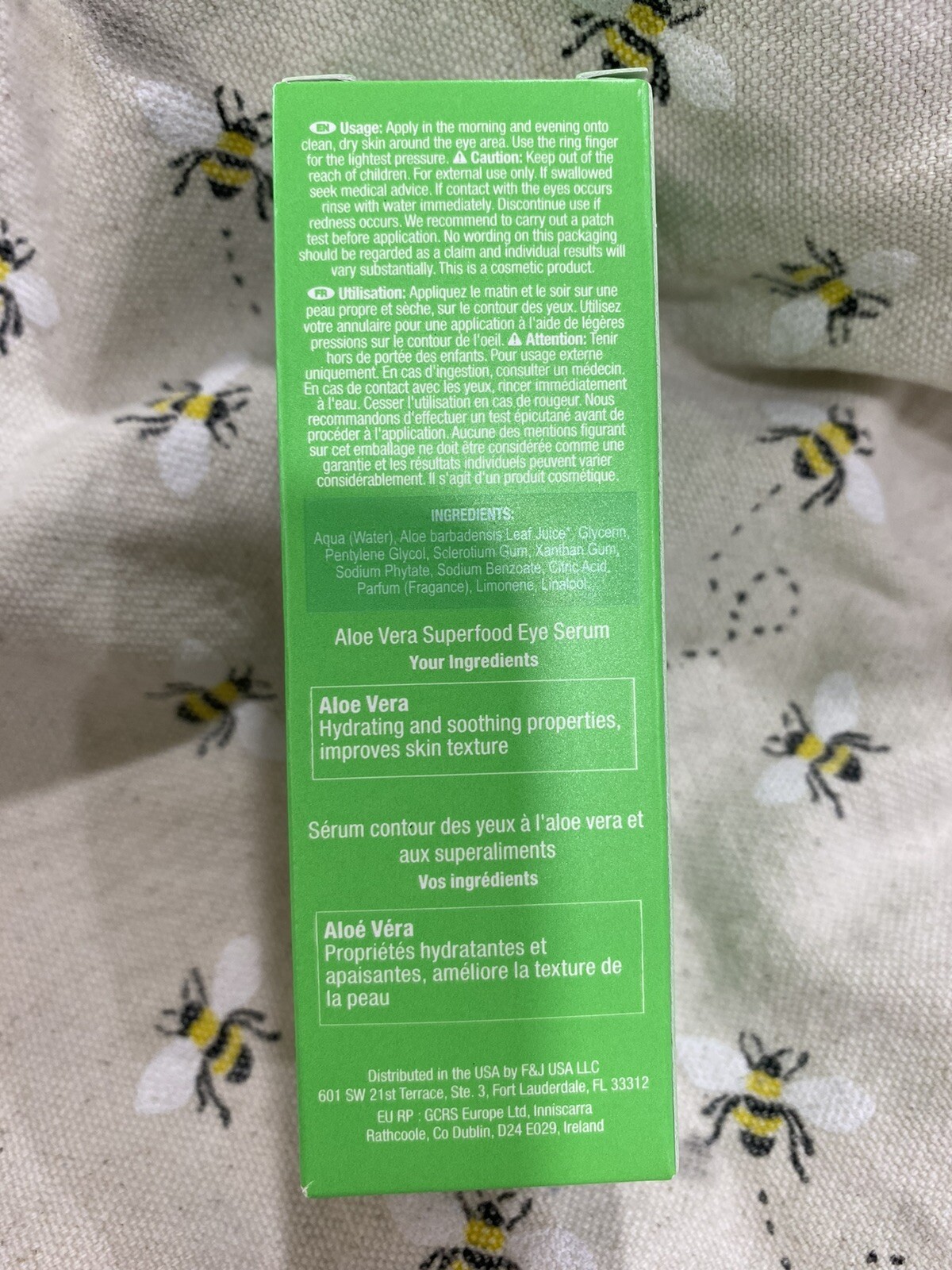 Dr. Botanicals Aloe Vera Superfood Eye Serum 15 ml/ 0.51 fl oz Full Size New
