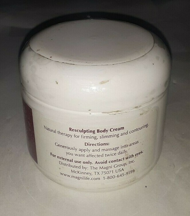 1 jar 4oz MAGNILIFE RESCULPTING BODY CREAM sealed