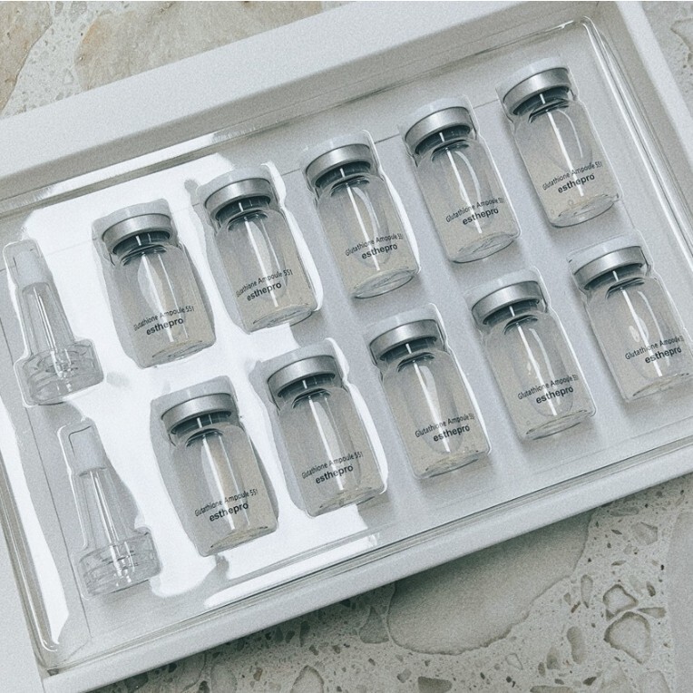 ESTHEMAX Glutathione Ampoule 8ml 10EA Professional Premium Skin Care Made Korea