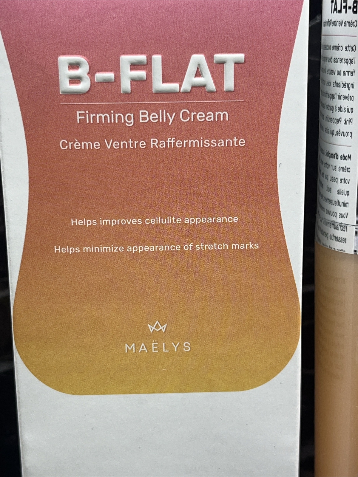 Maelys B-Flat Firming Belly Cream Cellulite Reduction 3.38oz New In Box