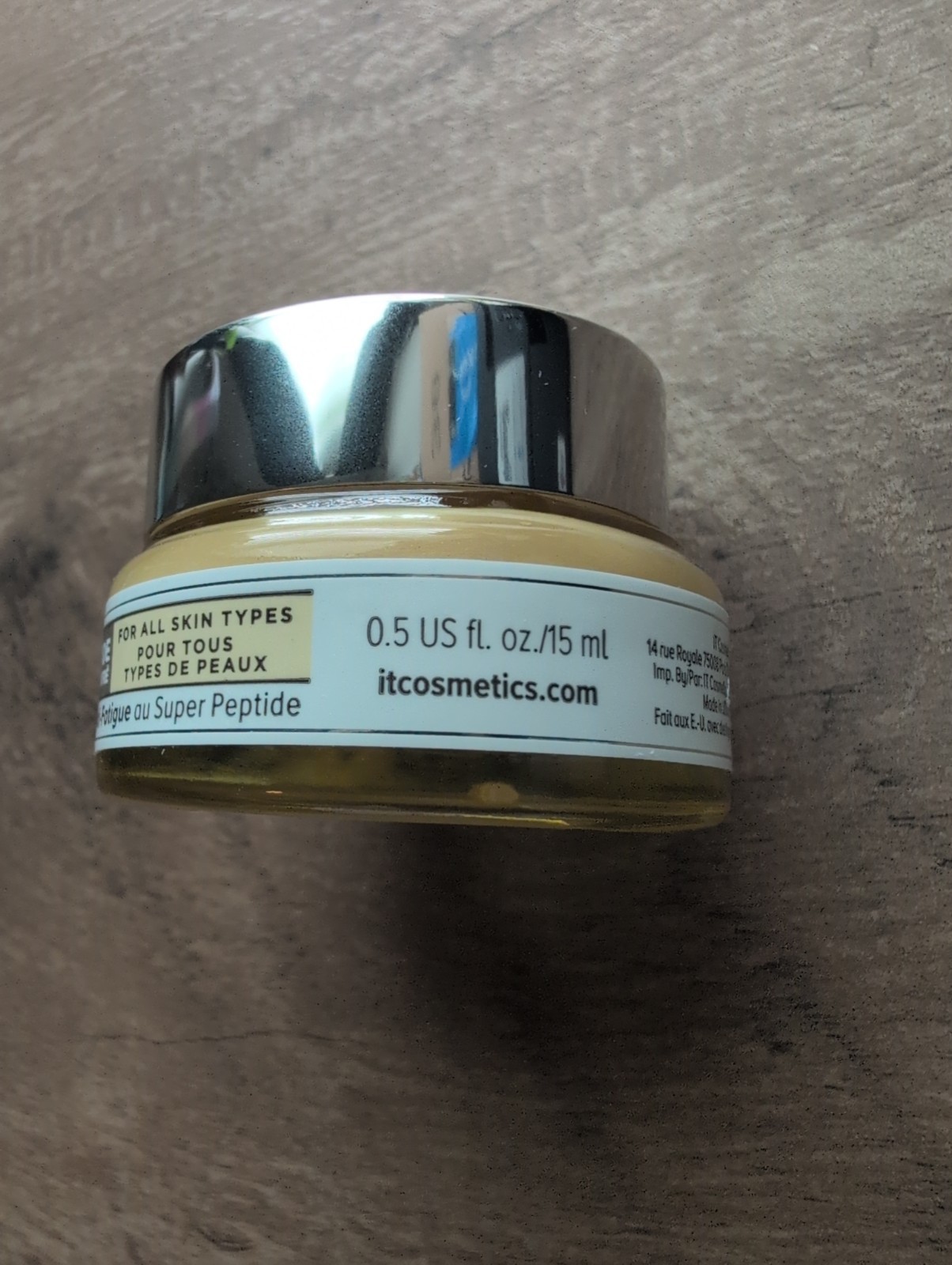 IT Cosmetics Confidence in an Eye Cream – Anti Aging Peptides Moisturizer 0.5 oz