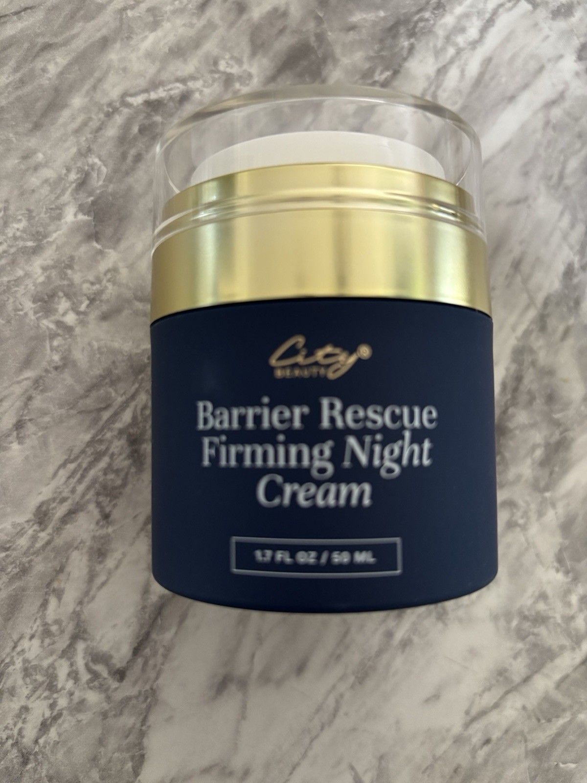 City Beauty Barrier Rescue Firming Night Cream. Plump & Recover Skin’s Barrier