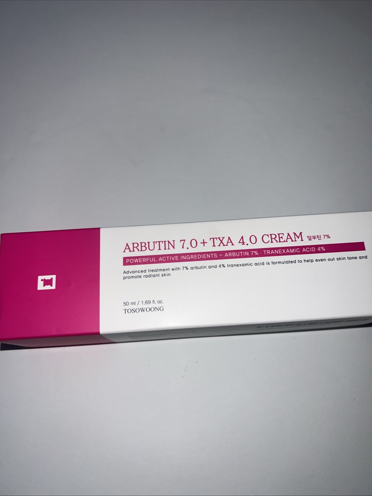 TOSOWOONG Arbutin 7% Tranexamic Acid 4% Brightening Cream 50ml K-Beauty