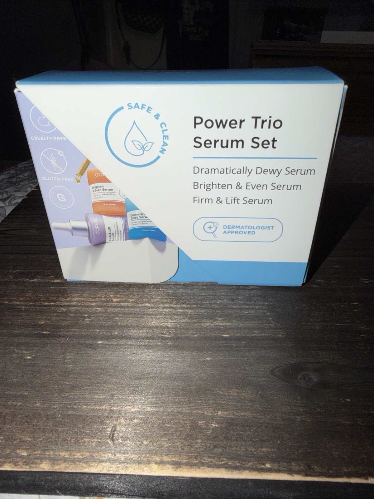 goPure Power Trio Serum Set, New, Exp. 5/26