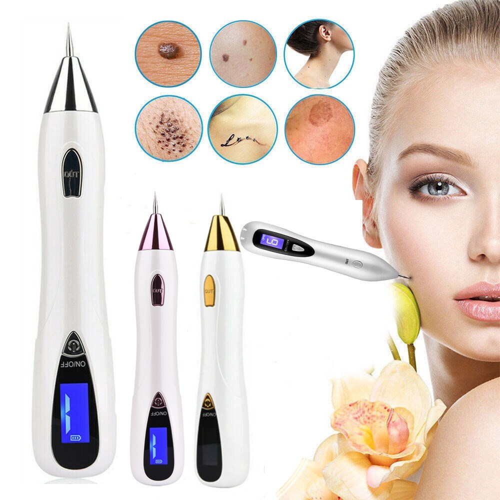 Laser Plasma Pen Skin Tag Mole Freckle Removal Dark Spot Tattoo Wart Remover Pen