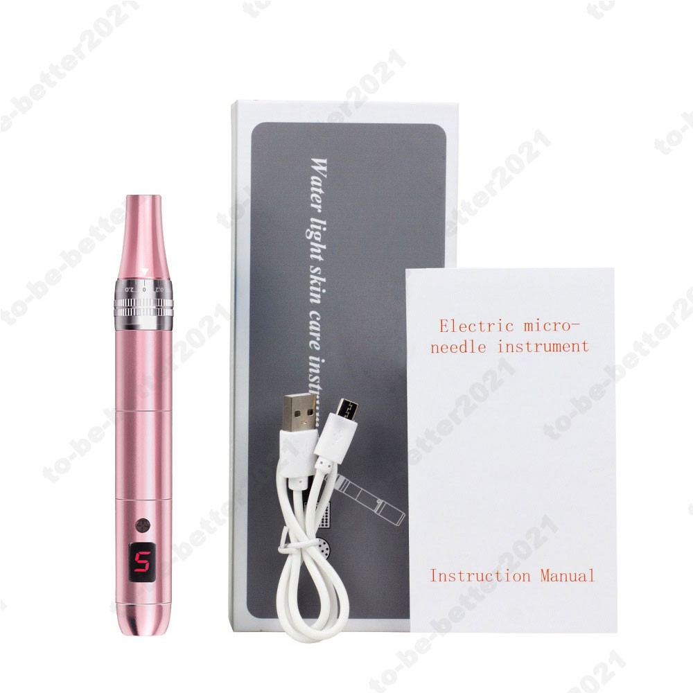 Professional Electric Wireless Microneedling Nano Pen with 10pcs Cartridges Kit