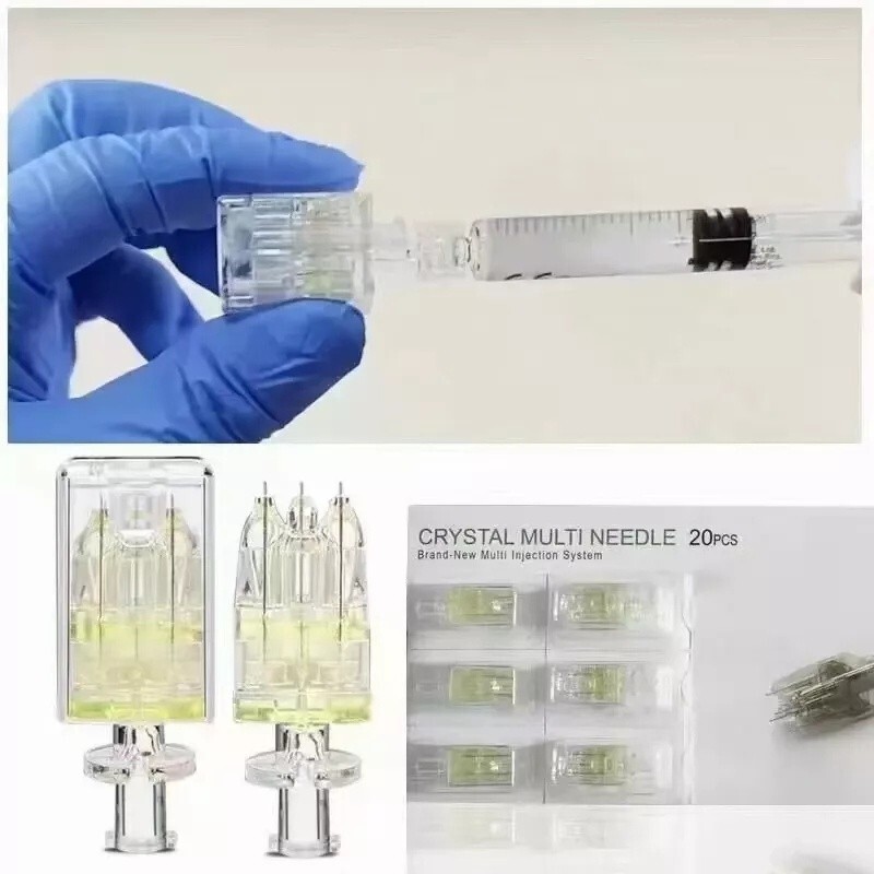 Crystal Multi Pins 5 Pin Mesotherapy Micro Replacement Pins for Skin Care Aid US