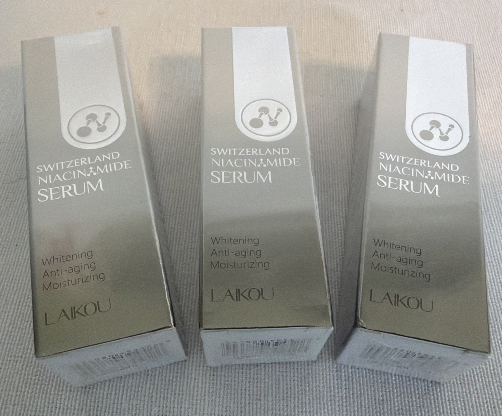 3x Switzerland Niacinamide Serum Whitening Anti Aging Moisturizing 0.59oz ~ NEW