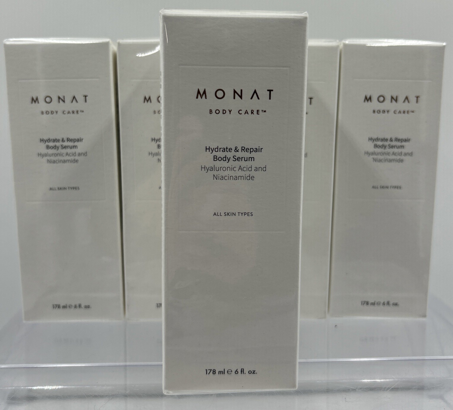 5x MONAT Body Care Hydrate & Repair Body Serum New And Sealed 6 Fl Oz