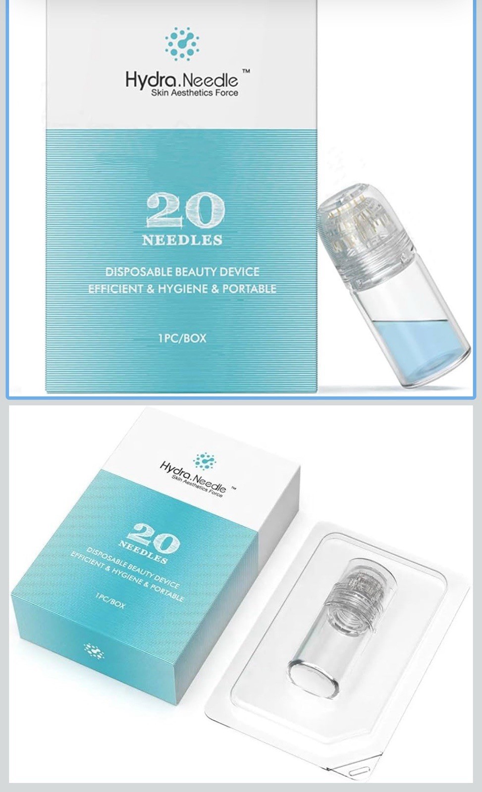 Hydra HN20 Derma Stamp Serum Infusion Applicator 20 Pin – 0.25mm