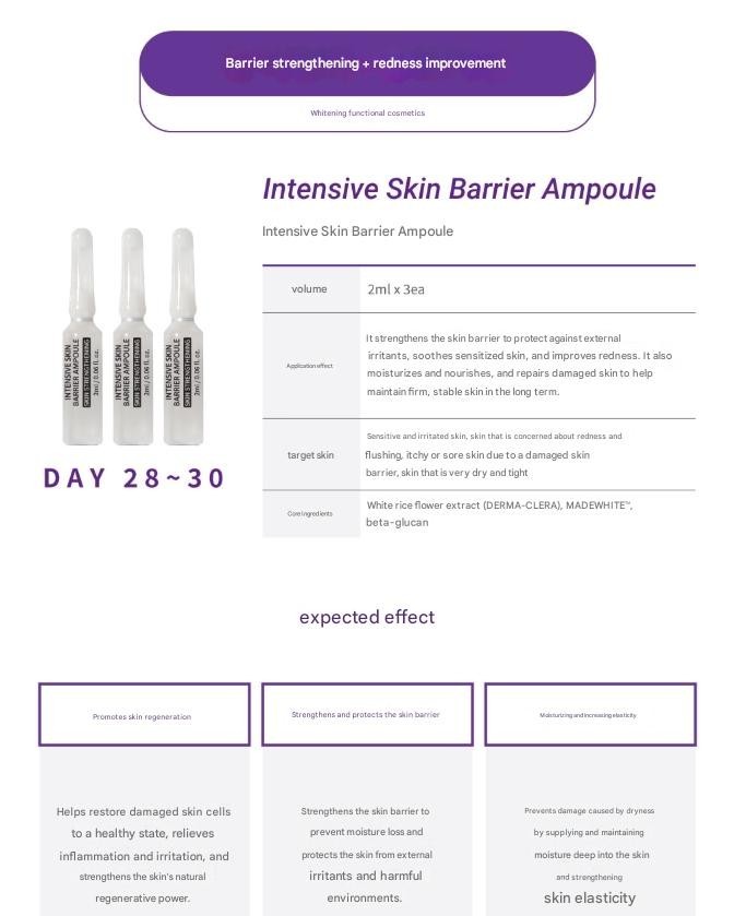 ECLAT DU TEINT Intensive 30 Days Solution Program 2ml x 30EA Nourishing Ampoule