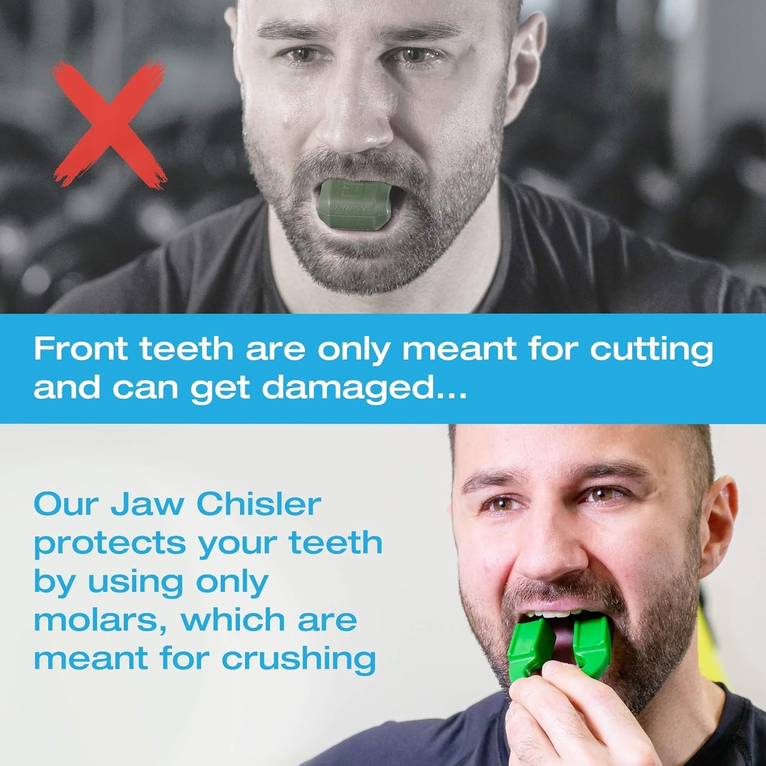 Portable 40lb Jaw Exerciser for Men & Women – Face and Neck Toning with Silic…
