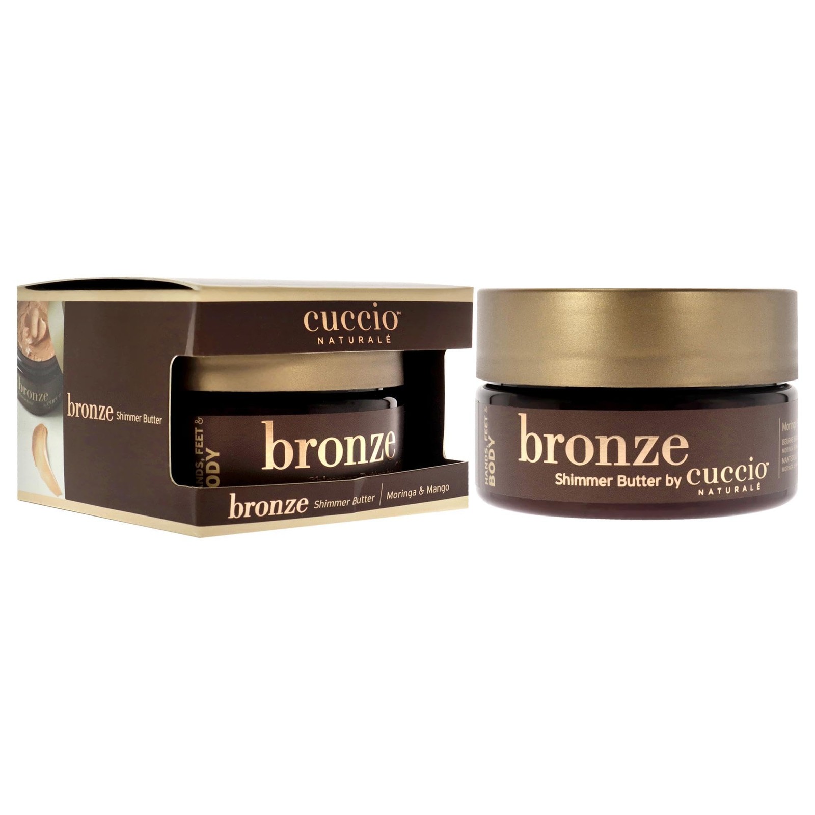 Cuccio Naturale Bronze Shimmer Butter – Hydrates Hands And Feet For Glow And